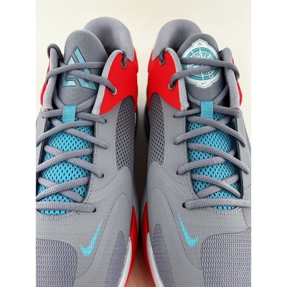 Nike Zoom Freak 4 Paris Men’s Basketball Shoes Red Purple NO SHOE BOX - Picture 7 of 11